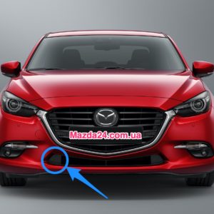 B63B50101 - Заглушка переднего бампера правая Mazda 3 BN (2016-2018)