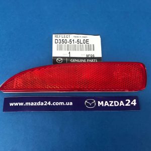 D350515L0E - Катафот заднего бампера левый