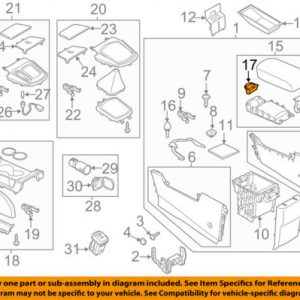 Схема размещения замка подлокотника Mazda CX-5 – KA0G6445YA02