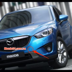 KD4550A12BB - Заглушка буксировочного крюка переднего бампера Mazda CX-5 (2012-2016)